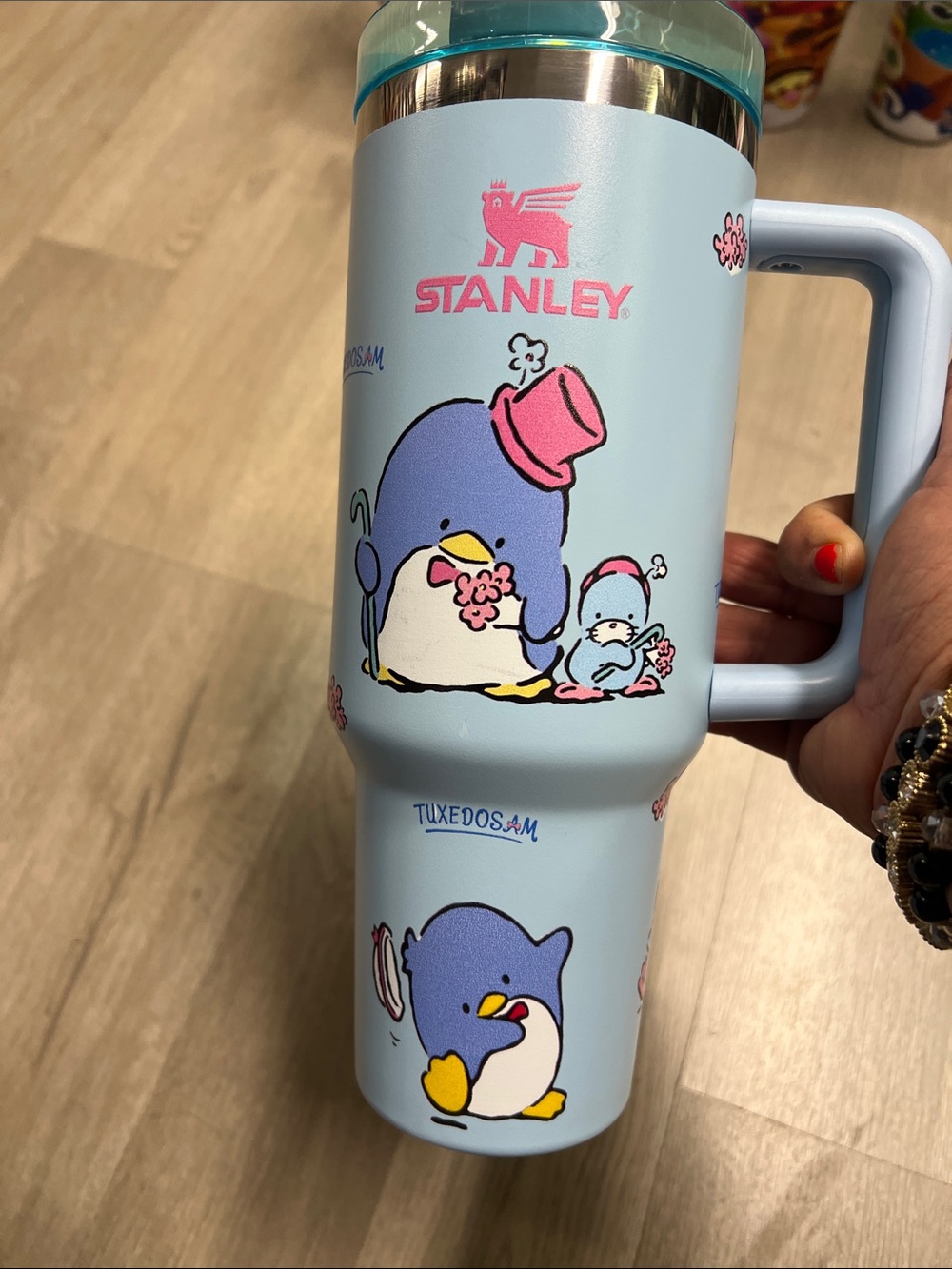 Stanley Light Blue Tuxedosam Kids Insulated Travel Mug